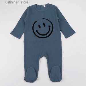 Rompers per bambini romper abiti per bambini maniche lunghe Pigia da piede per bambini che affollano il sorriso per ragazzi vestiti per ragazze abbigliamento autunno inverno pagliaccio l47