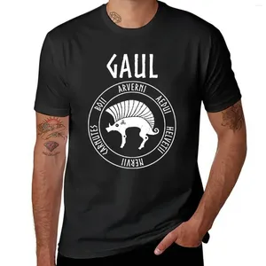 Mäns polos Gallien Ancient Gaelic Tribes Ancestors T-shirt Tunga vikter Skjortor Grafiska tees Estetiska kläder monterade T för män