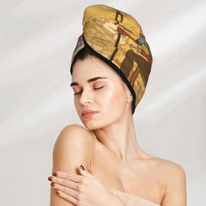 Полотенце для девочек, высыхание волос, египетские боги и фараоны кеп