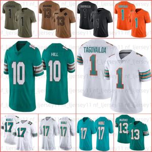 Tua Tagovailoa Tyreek Hill Jaylen Waddle Football Jersey Рэмси Брэдли Чубб Дэн Марино Девон Ахан Джевон Холланд Джалан Филлипс Мостерт Брэкстон Берриос