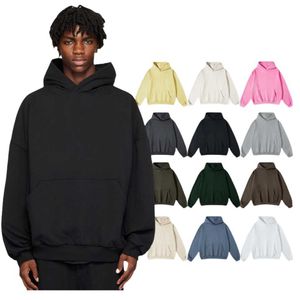 400gsm boş yüksek kaliteli toptan şık artı beden kutusu% 100 pamuklu fransız fransız terry kapüşonlu tasarım erkek hoodies