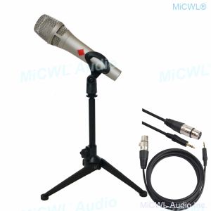 Microfones Pro KMS105 Kondensator Live Microphone Metal 48V Phantom Power KMS 105 Voice Karaoke Internet Live Mics With Desktop Support