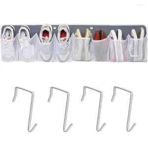 Förvaringspåsar RV -sko för sängen - 8 Pocket Wall Mounted Entryway Shoes Rack och verktygstillbehör