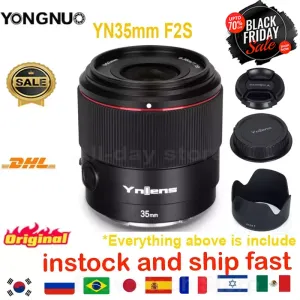 Accessories Yongnuo Yn35mm F2s Yn85mm Df Dsm Yn50mm Auto Focus Large Aperture Camera Lens for Sony E Mount A7ii A6600 A6500 A7rii Iii Iv A7c