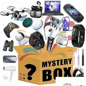 Party Favor Laptop Cooling Pads Lucky Mystery Boxes Digital Electronic Det finns en chans att öppna, till exempel Drönes Smart Watches Gamepa Dhsoy