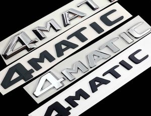 Для Mercedes Benz A B C E G S Ml Sl Cl Cl Gla Cla Class AMG 4MATIC 4 MATIC TRUNK Chrome Matte Black Letters Emblem Emblem Sticker3706569