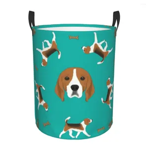 Borse per lavanderia Beagle Bunch cestino cestino pieghevole cestino per cestino organizzatore di contenitori