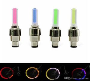 LED Flash Tyre Bike Wheel Valve Cap Light Car Bike Bicycle Motorbicycle Wheel Tire LED Car Light Blue Green Red Yellow Light Color4642994