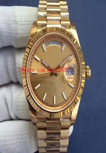 Edycja WIDZA WIDOK EW FACTORY V2 40 mm 218399 228238 Prezydent Daydate 18K Gold Steel Swiss Cal3255 Automat ME7176698