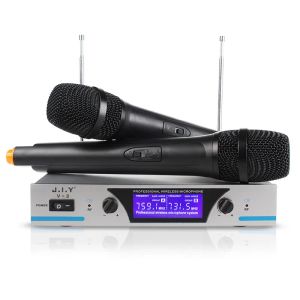 Mikrofoner handhållna trådlösa karaoke Microphone Karaoke Player Home Karaoke Echo Mixer System Digital Sound Audio Mixer Singing Machine V3+