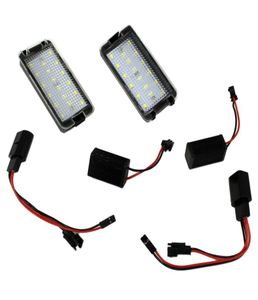 2x Canbus 18LED -Kennzeichen Light Car Number Lampe für Sitzplatten Altea Arosa Ibiza 19972008 Cordoba 19932008 Leon 19992005 TO3281436