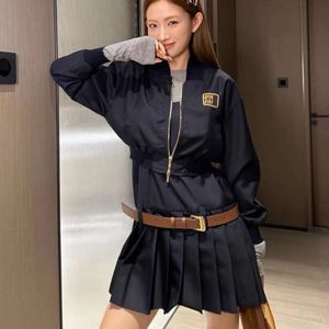 Casual Jacket Designer Jackets Women Letters Embroidery Coat Fashion Zip Loose Long Sleeve Jacket Tops One Colo