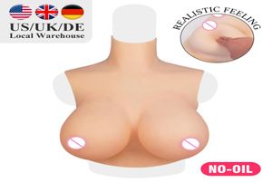 BCDG Cup Realistic Silicone Breast Form Artificial Boobs Enhancer Crossdresser Chest for Man Shemale Tits Trandsgender5379193