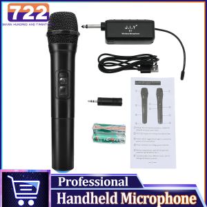 Microfones Professional Handheld Microphone Wireless Microphone Högtalare Karaoke KTV Singing Mic Party Wireless Microphone For Home Meeting