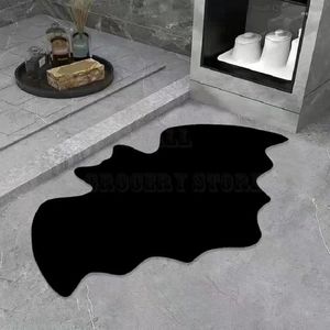 Carpets Bat Carpet And Cross Rug Bathroom Bedside Living Room Non-slip Mat