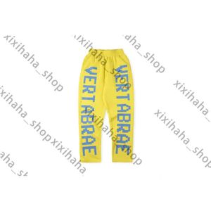 Calça masculina Puff Print Vertabrae Letters Sortpants Men Mulheres Melhor Rotger de Jogador Pantagens de Caminhada 94