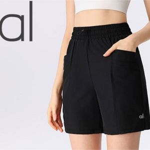 AL-92 Outfit da yoga Short di fitness sportivi sciolti pantaloncini da corsa da donna che sudavano i pantaloncini per ciclismo a secco veloce