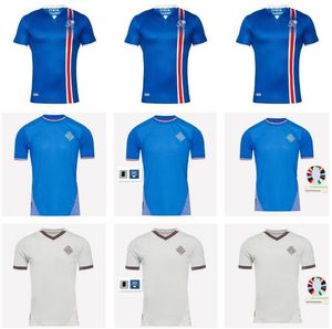 2024 2025 Islândia Jerseys de futebol 2016 2017 Club seta completa seleção nacional Islandia Ilha Uniforme Pé de casal Equipe fora Gudjohnsen R Sigurdsson Finnbogason Futebol camisas de futebol