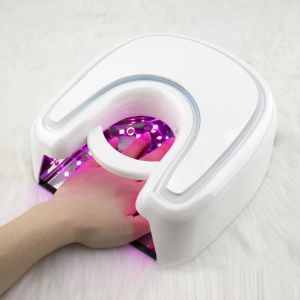 Abiti Collegamento con lampada UV per unghie da 48 W x8 gel asciugacapere Manicure Hine LED LEGGIO LUMINA PEDICURE LIMA LIGHT