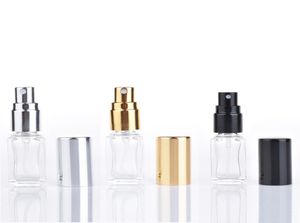 5ml 16oz uzun ince parfüm atomizer kare şekli boş doldurulabilir berrak cam sprey şişeleri seyahat püskürtücüleri9838856