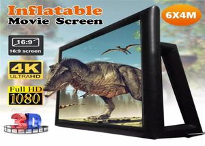 14FT 16FT Inflatable Giant Outdoor and Indoor Nylon Theater Projector Screen Includes All Accessories246r2721850