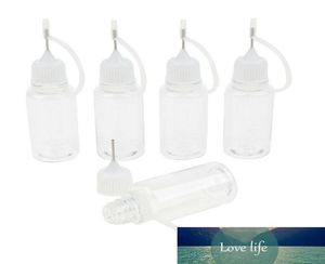 5pcs 10 мл Пластиковые прозрачные игольчатые клейкие бутылки с пустыми бутылками для капельниц точное наконечник бутылки для Glue5518973