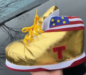 Vinter varm toffel trumf maga sneakers söta hemskor unisex sneakers män hus golv plyschar bomullsskor