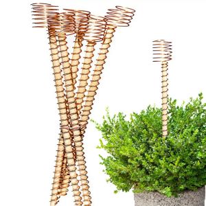 Supports Electroculture Plant Stakes With Sticks 6 PCS Green Plant Stick For Growing Garden Plants Support Potted Tomato Peony Lily Rose