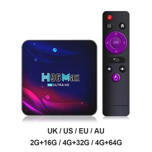 Box H96 MAX V11 Smart TV Box Android 11.0 RK3318 BluetoothComptible 4.0 WiFi 4K Media Player Mini Smart WiFi Multimedia Player set