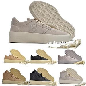 FOG High Low Top Basketball Shoes Men Women Fears Rivalry of God x Athletics 86 Hi Grey Casual Suede 2024 Scarpe Trainers Sneakers Size 5.5 - 12