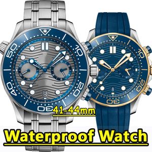 Mens Watch Designer Watches High Quality Sports Function Watch Sea 150/300 44M Automatisk Mekanisk klocka 904L Rostfritt stål Sapphire Watertproof med Box