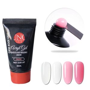 Design de moda em gel 30ml poly esmalte para construtor de dedo acrílico art art manicure color unhas estend jelly poly uv gel