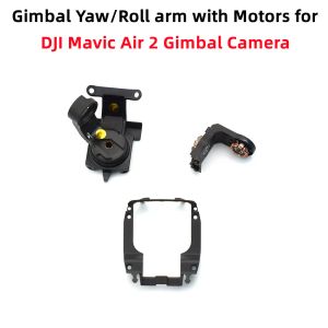 Zubehör Original DJI Mavic Air 2 Gimbal Reparatur Teil Gierrollarm mit Motordämpfer Vibration Stoßdämpfungshalterung für den DJI -Austausch