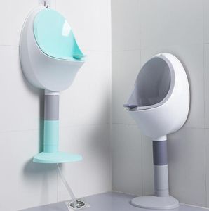 Ny justerbar höjd Baby Boy Potty Toalettträning Barn står vertikala urinalpojkar Pee Infant Toddler Wallmontered Urinal LJ1648405