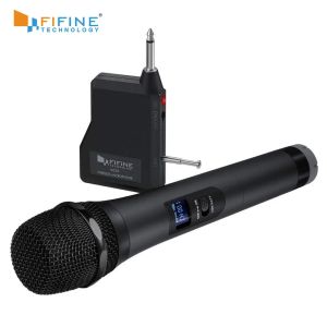 Microfoni FIFINE UHF 20 CANALI SISTEMA MIC MICUROLE DYNAMIC MICROPHONE DYNAMIC PER PERSONE DI CASA KARAOK