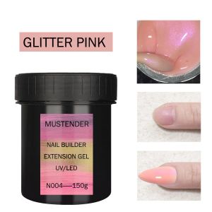 Gel 150g Fast Building Poly Nail Gel Extension Gel Pearl Glitter Jelly Builder For Nails Extending Gel Builder Nail Extension Gel