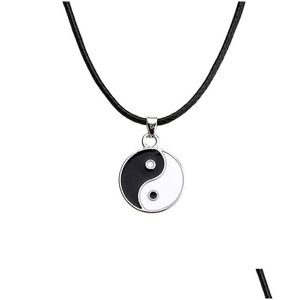 Colares pendentes tai chi lobo raposa águia colar nórdico talismã masculino original masculino de jóias selvagens para entrega de amizade pingentes de pingentes dhlou