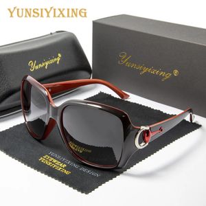 Yunsiyixing Polarizerd Bayan Güneş Gözlüğü Kelebek Tasarım Moda Güneş Gözlükleri Kadın Lüks Sürüş Gözlük Oculos de Sol 3609 240402