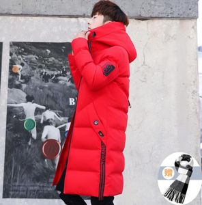 Puffy Mens Down Jacket Long Red Plus Size Padding Men Parkas Thicken Anorak Fashion Hooded New Casual Warm Elegant Coats KK60MF4023858