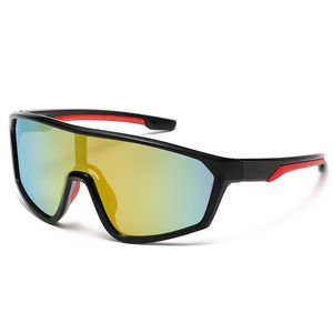 2024 Outdoor Children Schutzbrillen Fahrrad Sonnenbrille Sport Kinder Sonnenbrillen Windschutz Schild ein Stück Jungen Big Suns Brille Spiegellinsen Custom Logo