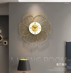 Płyty dekoracyjne zegar ścienny nowoczesny salon kreatywny lekki luksusowy domowy zegarek restauracyjny