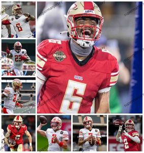 Jerseys de futebol da USFL Birmingham Stallions Alex McGough CJ Marable Chunn Tony Brooks-James Emanuel Hall Manasseh Bailey Cameron Hunt Jason Ferris Brandon Aubrey CC