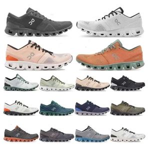 Heta designer skor 0n moln x 3black vit ros sand orange aloe elfenben ram aska sand fashi0n ungdomskvinnor män lätt löpare sneakers 3645bla