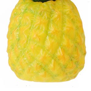 Parti Dekorasyon Meyveleri Yapay Ananas Köpük Ekran Sahte Sahte Taklit Plastik Gerçekçi Mutfak Dayanıklı Pratik