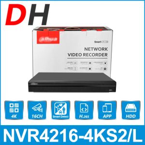 Kayıt cihazı Dahua 16CH 32CH NVR 2HDD Wizsense Network Video Kaydedici NVR42164KS2/L NVR42324KS2/L Gözetim Güvenlik Sistemi Koruması