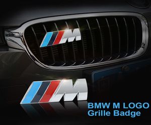 3DメタルM MパワーロゴステッカーカーフロントグリルエンブレムクロムバッジデカールBMW E36 E30 E34 E46 E39 E60 E901054609