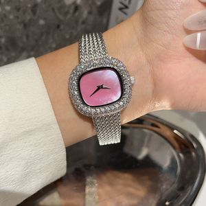 Womens Watch Fashion Diamond Watch Automatic Mostical Movement Satches 32 مم من الياقوت الكريستال الماس الإطار المصنوع من الفولاذ المقاوم للصدأ Montre de Luxe السببية