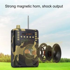 メガホン安定狩猟スピーカー赤外線リモートコントローラーHIFI USB/TF教育のための再生音声アンプ