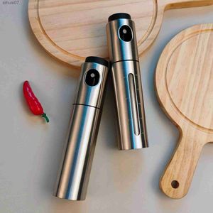 Other Kitchen Dining Bar No hanging oil spray bottle atomized cooking oil bottle for household kitchen outdoor dining stainless steel control oil bottle yq2400408