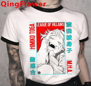 Min hjälte akademi himiko toga anime t shirt män mode japansk anime tshirt boku ingen hjälte akademi tshirt hip hop topp tees male8410215